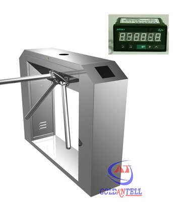 Rfid Card Tripod Turnstile Gate With Counter For Visitor Magement System