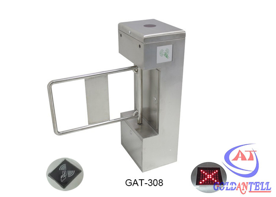 Durable Stainless Steel Swing Barrier Gate RS485 Port Turnstile Barrier Gate