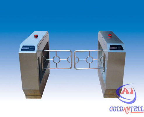 Normally  40 Person / Min Pass Rate Swing Barrier Gate , Easy Operation Security Turnstile