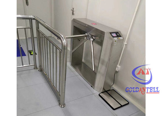 Half High ESD Turnstile Gate System Semi Automatic SUS304 Waterproof