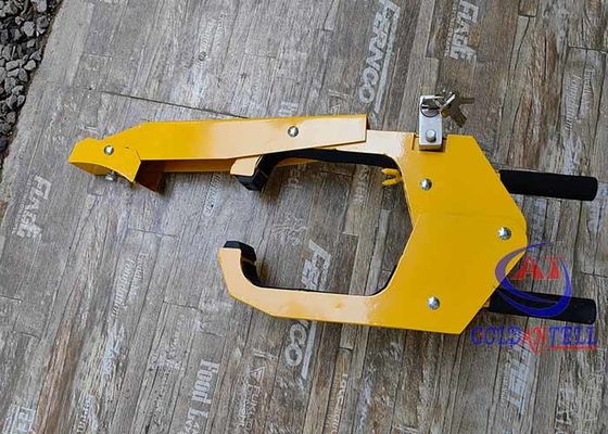 Cold Rolled Steel Anti Theft Heavy Duty Car Wheel Blockers Wheel Clamp For Trucks