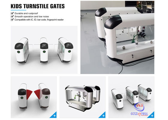 Bi-Directional 2 Lane Turnstile with Facial Recognition for Schools