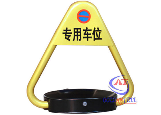 CE Approved Remote Control Car Parking Locks Barrier Rise Height 460mm A3 Steel Triangle Car Blocker