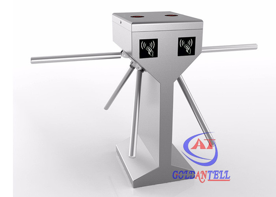Full Automatic Drop Arm Turnstile Gate Double Chips Bi - Directional Three Roller