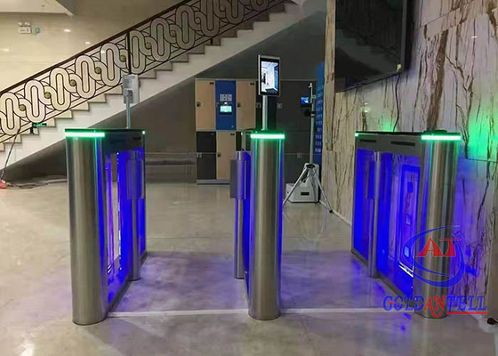 Wąski hol z podwójnymi silnikami Speed ​​Gate Turnstile Swing Barrier Cyfrowy system kontroli dostępu
