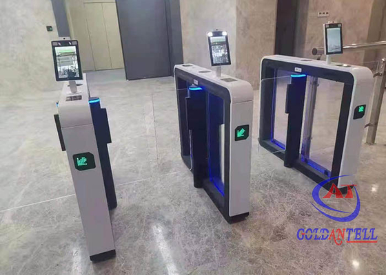 Elektroniczna kontrola dostępu z barierą obrotową Kołowroty z systemem licznika skanera termicznego bezpieczeństwa