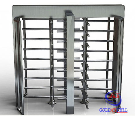316 / 304 Stainless Steel Access Full Height Turnstile For Prison , Bank , Construction Site