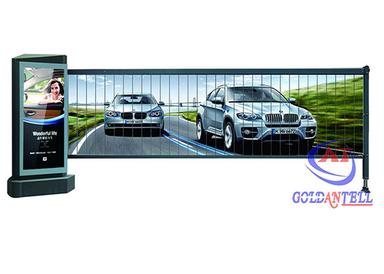 IP54 LED Light Niestandardowa kolorowa bariera reklamowa, zewnętrzne wiatroszczelne bariery parkingowe