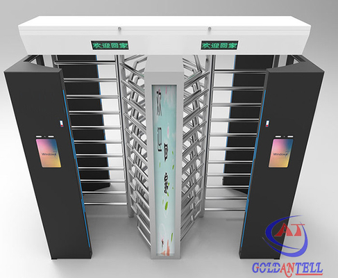 304 Karta SUS RFID Kod QR Obrotowy kołowrót twarzy 90/120 stopni Pełna wysokość na zewnątrz