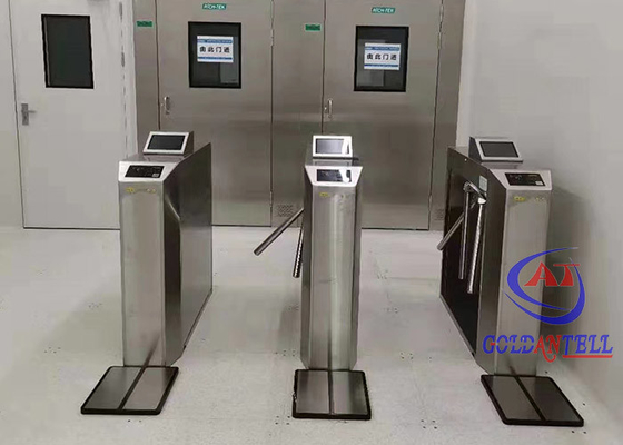 Trzy przejścia ESD Electric Tripod Turnstile Gate Przenośne 3 ramię do warsztatu