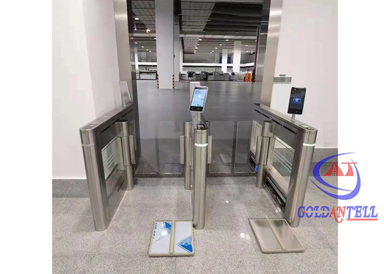 Wstęp do biura 304 ze stali nierdzewnej Swing Speedgate Turnstile High Security Pedestrian Access Control