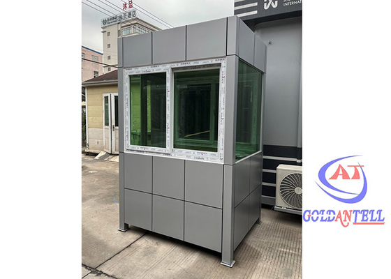 Prefabrykowany bezpieczny panel bezpieczeństwa Sentry Box Lekka konstrukcja stalowa Budynek Sandwich Panel