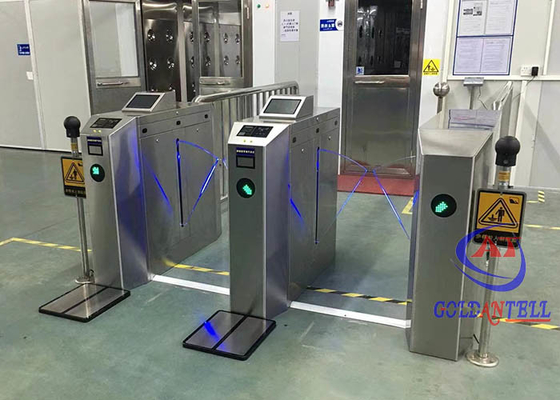 60cm Automatyczna fabryka w Chinach Kod QR Odcisk palca Rozpoznawanie twarzy Bramki wejściowe Bramki obrotowe