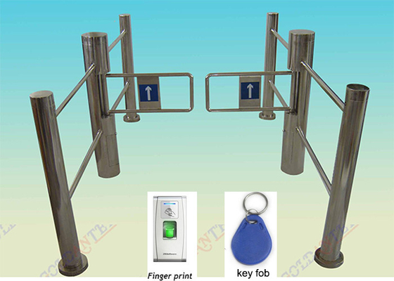 Kontrola dostępu do drzwi dla pieszych Swing Barrier Gate z interfejsem RFID