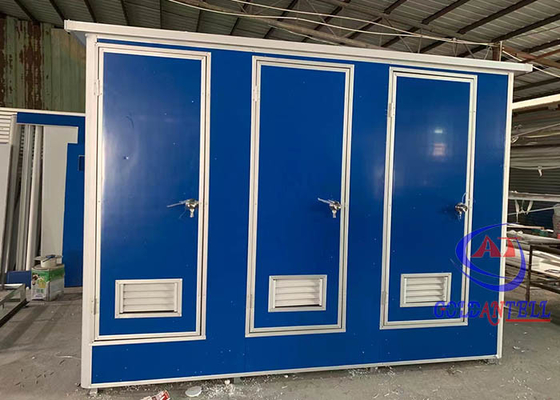 1,1 X 3,0 X 2,3 Meter Trzyosobowa toaleta Prysznic Ruchoma zewnętrzna budka biletowa