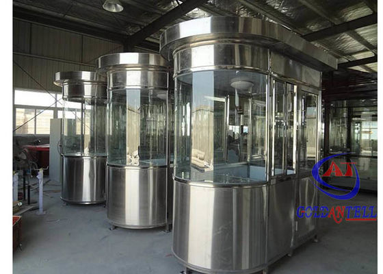 20 Years Use Time Stainless Steel Parking Booth Customized Size Heat Insulation Enviroment Friendly