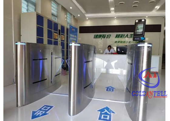Zewnętrzny system barier RS485 RFID Smart Gate Flap Barrier dla szkół Gym