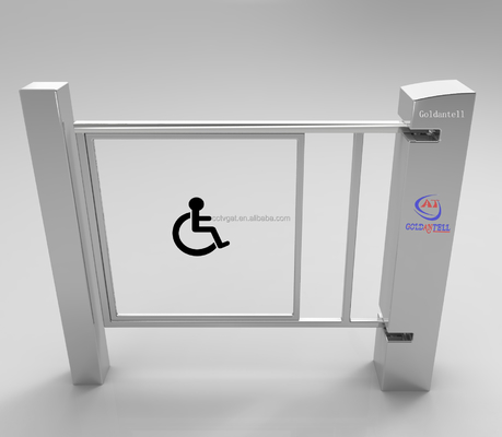 90 cm szeroka brama z biometryczną kontrolą dostępu