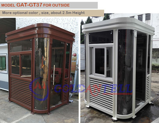 High Standard Elegant Security Guard House Cabin Toll Booth For Garden Optional Window Customizable Security Booth Designed For Various Environments