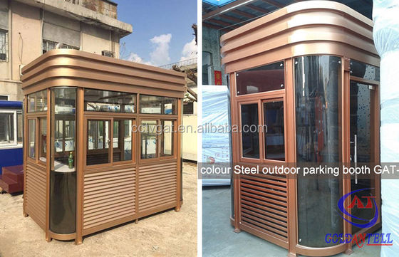 Steel Security Guard House 2000x2500mm Prefabricated Toll Booth