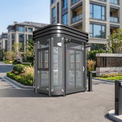 Dom stróżowy 30-60 stopni Celsjusza ze stalowymi, aluminiowymi i drewnianymi panelami kompozytowymi, waga około 200-500 kg