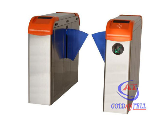 Electronic Acrylic Flap Barrier Gate 2 Ways Lanes Bidirectional Rfid Barrier On Indoor Events