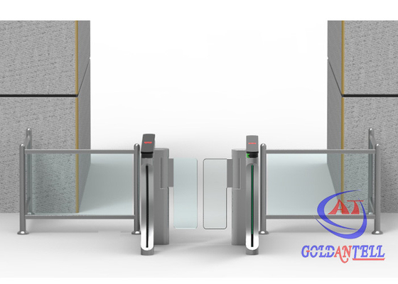 IC ID z kodem kreskowym linii papilarnych Swing Gate Turnstile Rozpoznawanie twarzy