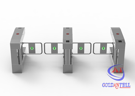 Anti Pinch ESD Turnstile Gate System Dwukanałowy test opaski ESD ze stali nierdzewnej