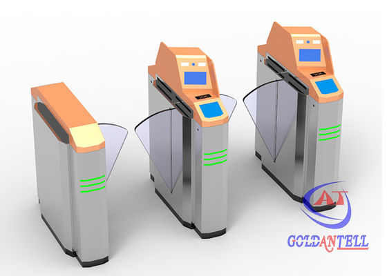 Brama obrotowa z certyfikatem CE SUS304 z czytnikiem RFID i rozpoznawaniem kodów kreskowych, szerokość 600 mm