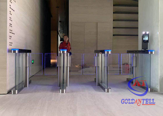 Optyczny skaner twarzy Swing Barrier Gate RFID Dwukierunkowy system bariery przejścia
