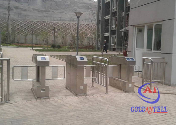 SUS316 Stand Swing Barrier Gate with Time Attendance Anti-Collision Function