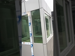 GT5- Jednostkowy pokój Kolorowe konstrukcje stalowe Zewnętrzne prefabrykowane Strażnik Dom Bezpieczeństwo Zewnętrzne stoisko bezpieczeństwa