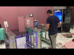 GAT-660 RFID CARD READER Swing Barrier Gate z czytnikiem twarzy