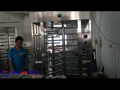 GAT-504 z pojedynczym wejściem, pełny wysoki zwrotnik z czytnikiem kart i czytnikiem odcisków palców