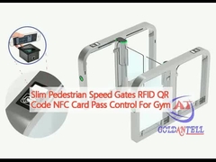 Szybkie bramy dla pieszych RFID QR Code NFC Card Pass Control For Gym