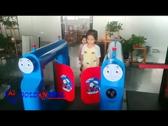 Bramka z osłoną przedszkola 600 - 900 mm szerokość przejścia regulowana w dwóch kierunkach