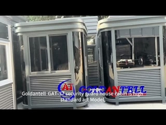 Stal stacjonarna prefabrykowana komnata strażnicza tymczasowe logo na zamówienie